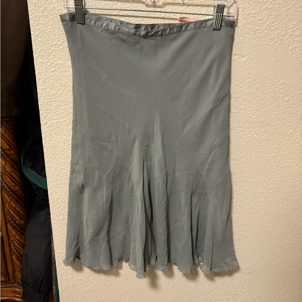Ted Baker Gray A-Line Skirt